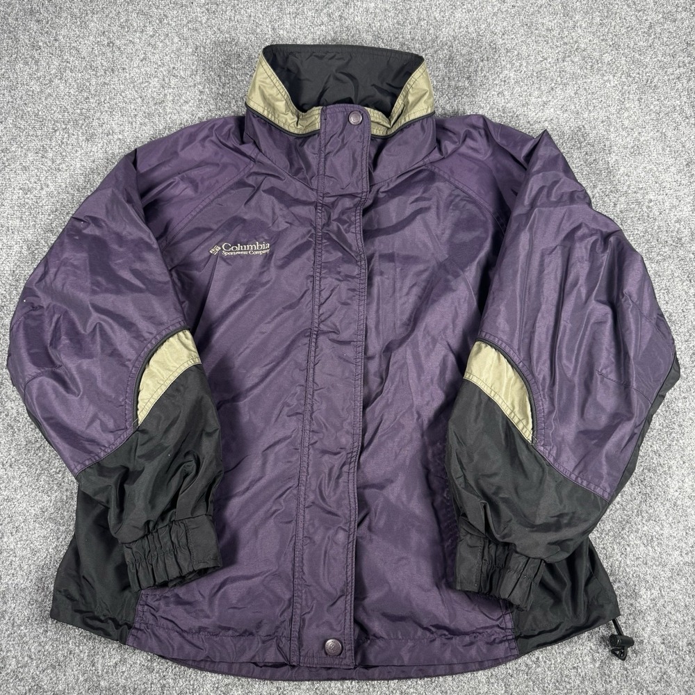 Columbia Bugaboo Coat Women's M 3-in-1 Winter Zip-In Fleece Hooded Ski Snowboard